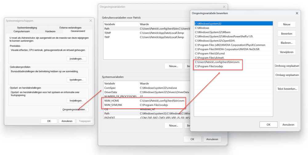 Remove nvm keys